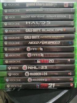 Several Xbox One Video Games