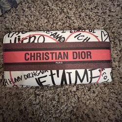 Graffiti Christian Dior Pouch