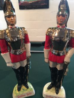 Vintage liquor bottles