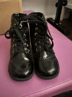 Girls Black Boots