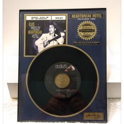 Elvis Presley 'Heartbreak Hotel' RIAA Certified Platinum Record - #7 of 90