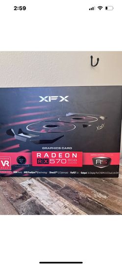 XFX AMD Radeon RX570 8GB GDDR5  Graphics Card Video Card DVI HDMI DP Works