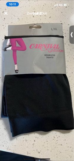 Carnival Fashion Seamless Tight Pants BLACK Size XL New