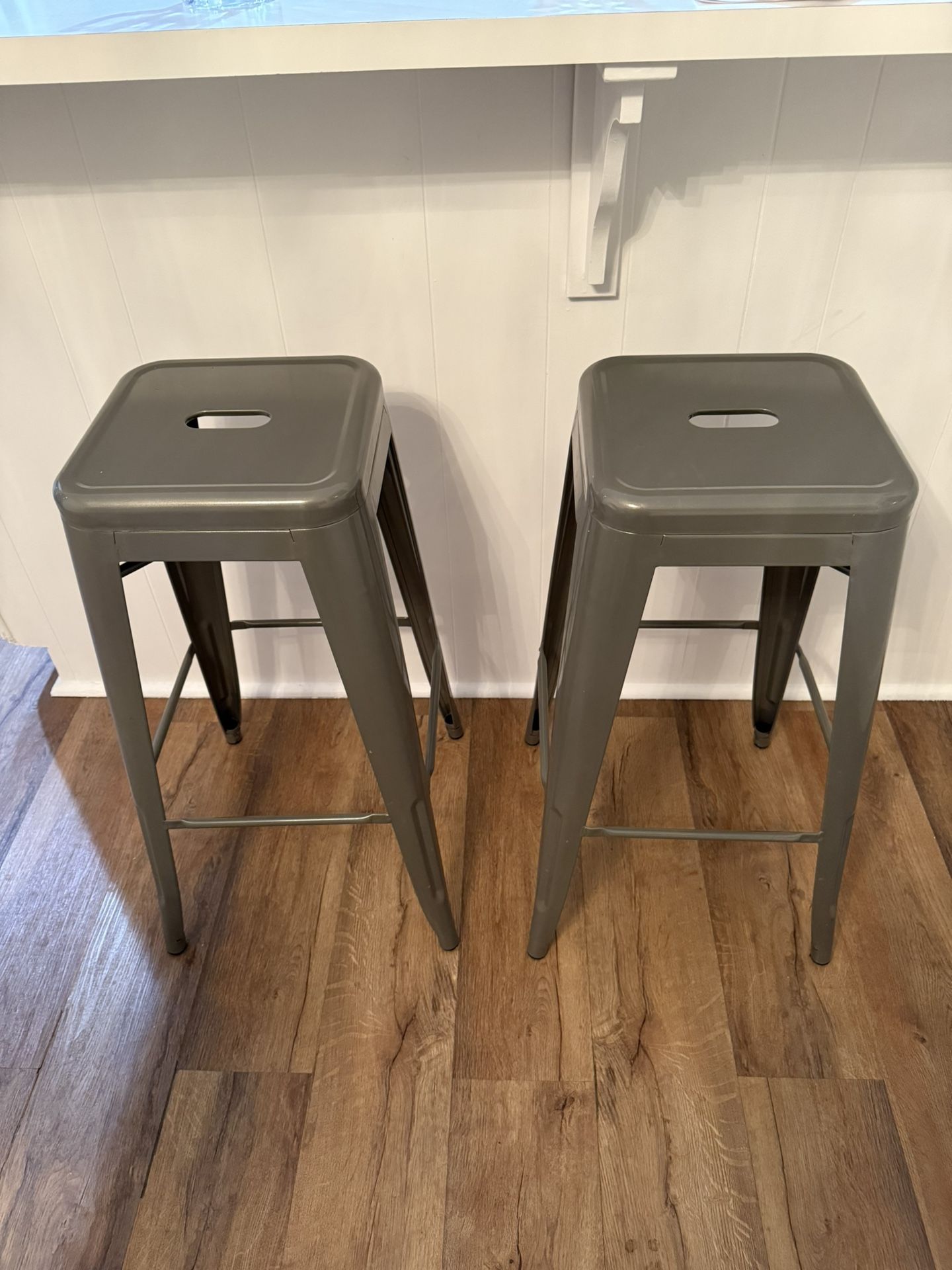 Two 24” Metal Counter Stool