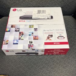 LG bp350 wireless streaming Blu-ray disc DVD player brand new sealed in box Netflix prime video