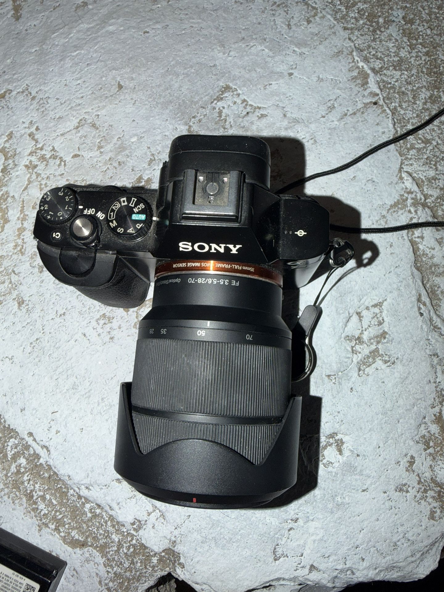 Sony A7 Camera Bundle w/ Lens, Flash & Batteries