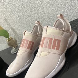 Puma Pink Slip On Shoes 7.5 Women 