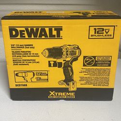 DeWalt Extreme 3/8” 12 Volt Brushless Hammer Drill # DCD706B