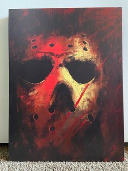 Spirit Halloween Horror Friday the 13th Wall Canvas