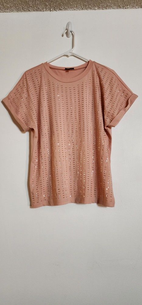 Ontwelfth Embellished Pink Top Size XL