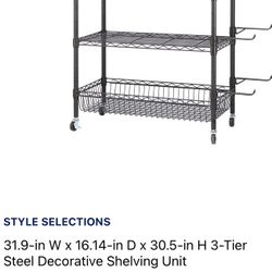 Steel Decorative Shelving Unit 