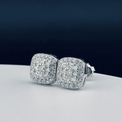 FULL STUD EARRINGS DIAMOND TESTER PROVEN CERTIFIED VERIFIED