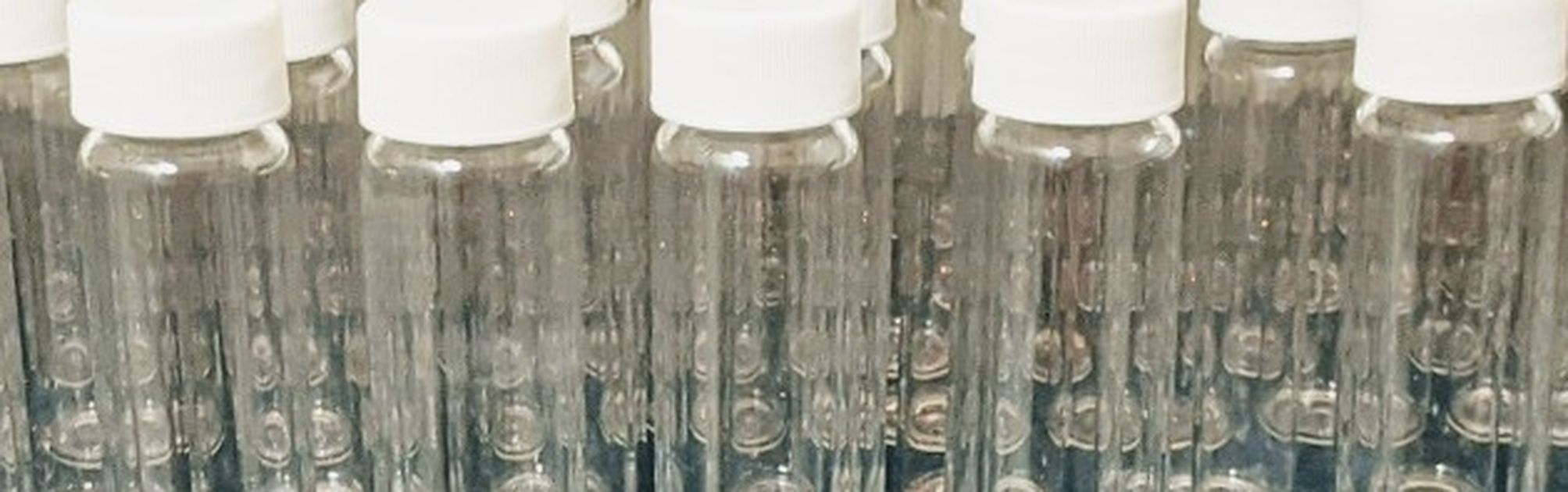 50 ml Glass Vials W / Caps Lot Of 140 See Listing