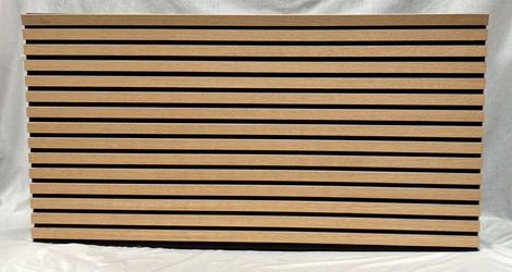 Large Wood Slat Acoustic Sound Panel / Studio Wall Diffuser 46”x24”x7”