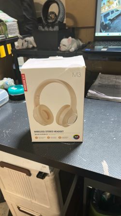 GENAI M3 / Sprise M3 Bluetooth 6.0 Wireless Stereo Headphones RGB Lights Khaki