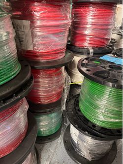 #6 THHN wire 500ft stranded copper cable new $370 each