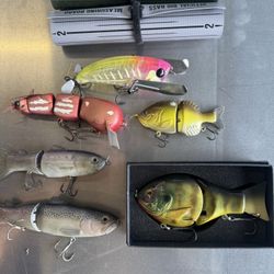 Swimbait lot , Working Class Zero , Gracley , Black Dog , Deps 