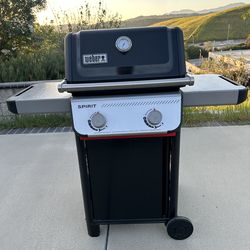 Weber Spirit 2 Burner Propane Grill BBQ Wheel parrilla de gas propano