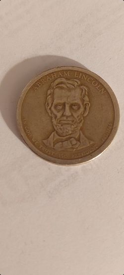 Rare Abraham Lincoln Dollar Coin 