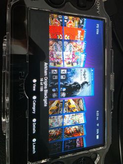 Playstation Vita 1000 oled screen with 512gig micro sd