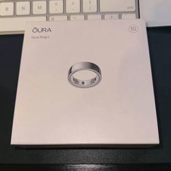 Oura Ring Silver Size 10