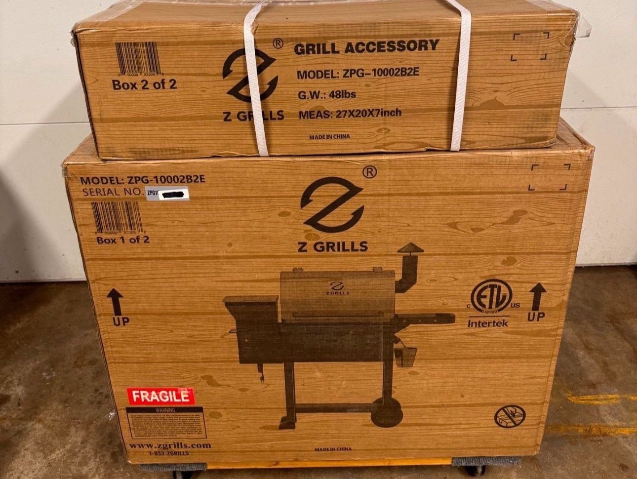 BBQ Pellet Grill Smoker Largest Size Comes With cover 4 Probe Wi-Fi Thermometer