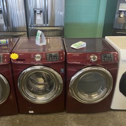 Samsung Steam Cycle Front Load Washer And Electric Dryer Set 1 Year Warranty 