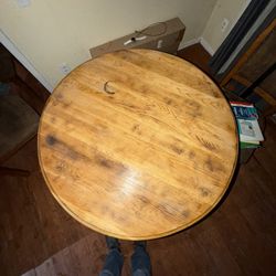 Wooden Table + 3 Chairs