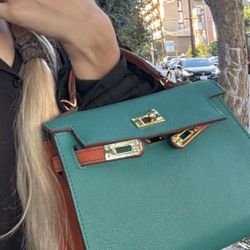 Blue Bag Hermes Kelli 