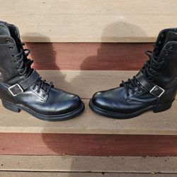 Boots Men's Motorcycle - Work - Size 9 - 9 1/2
