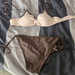 Venus Brown Bathing Suit 