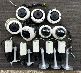 Hanwha Wisenet Security Camera Lot – Commercial Grade (Bank Closure) 