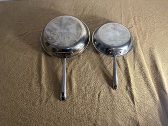 All-Clad Stainless Steel Frying Pan Set (8” & 10”)
