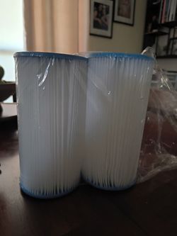 Pool filter and pool vacuum attachments