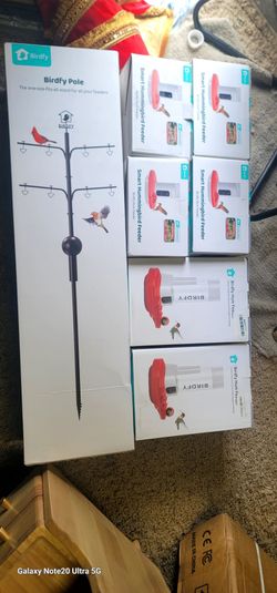 Birdfy Humming Bird Feeder w/ 2 way cameras