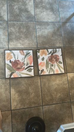 Canvas Wall Floral Decor