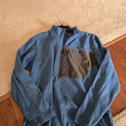 NORTHFACE,MENS JACKET BLUE ZIP XL