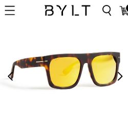 BYLT "Mission" Unisex Sunglasses - Gold, Tortoise Shell - Polarized *NEW*