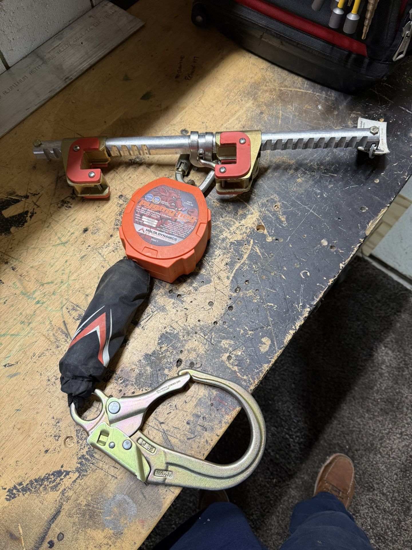 Fall Protection: Beam Clamp And Yoyo