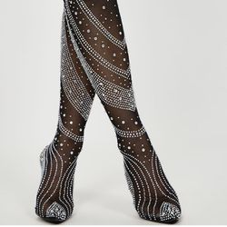 Over The Knee Sparkling Boots 