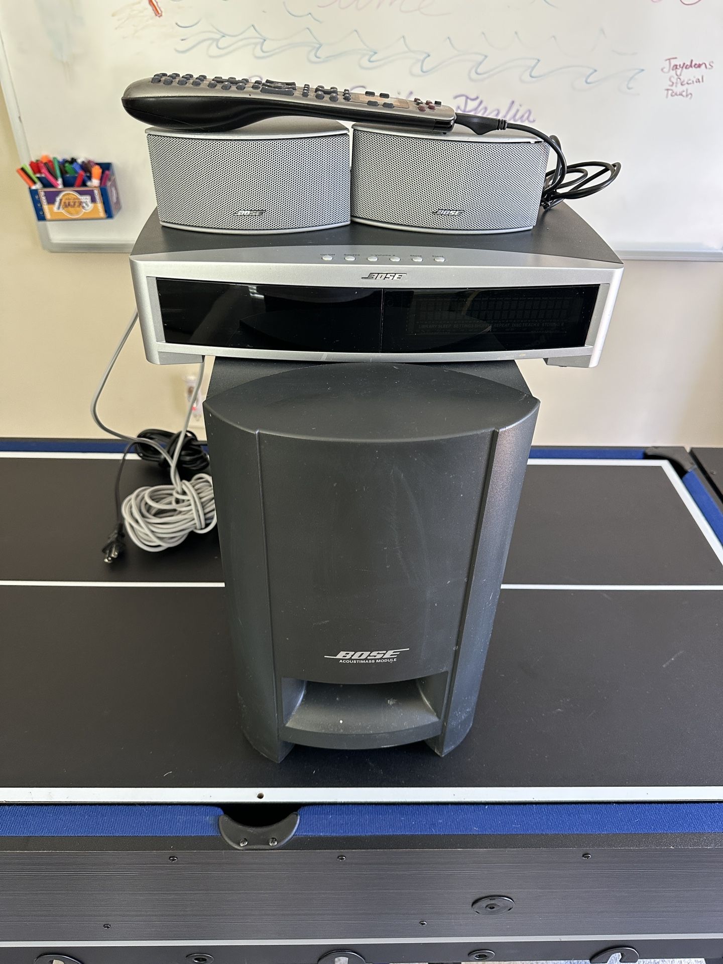 BOSE 3-2-1 Series II DVD/CD Home Entertainment Theatre System-Speakers Sub Woofer, Remote & More