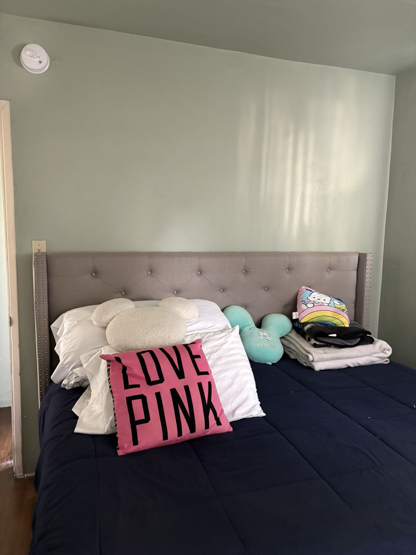 Gray Bed Frame In Good Shape 