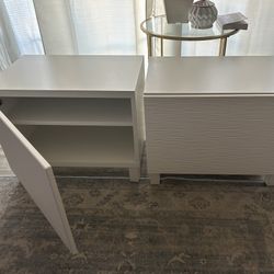 Modern White Nightstands 