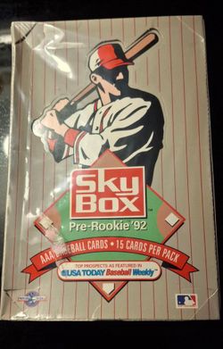 SkyBox Pre-Rookie '92 AAA Baseball Cards Box Factory-sealed
