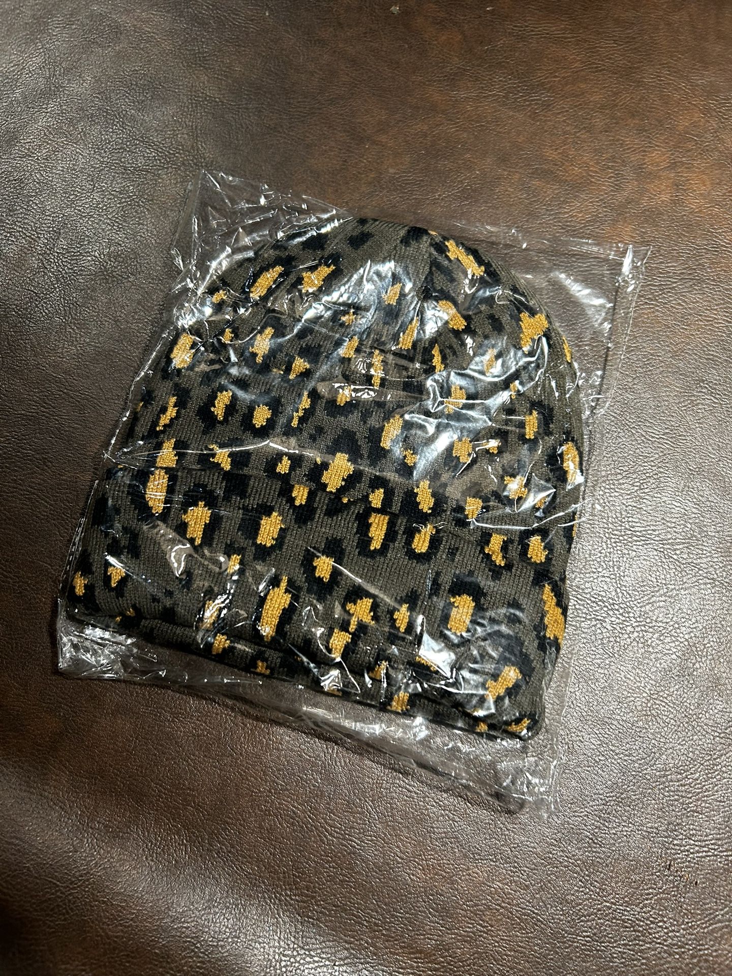 Cheetah Print Womans Beanies Small/Medium