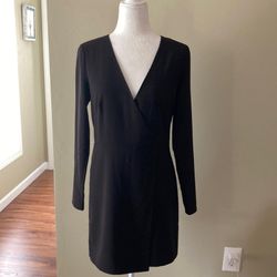 Halston Heritage lined black dress