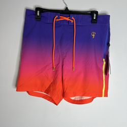 Tucann v2 Swim Trunks Mens Large Faded Crimson NWT