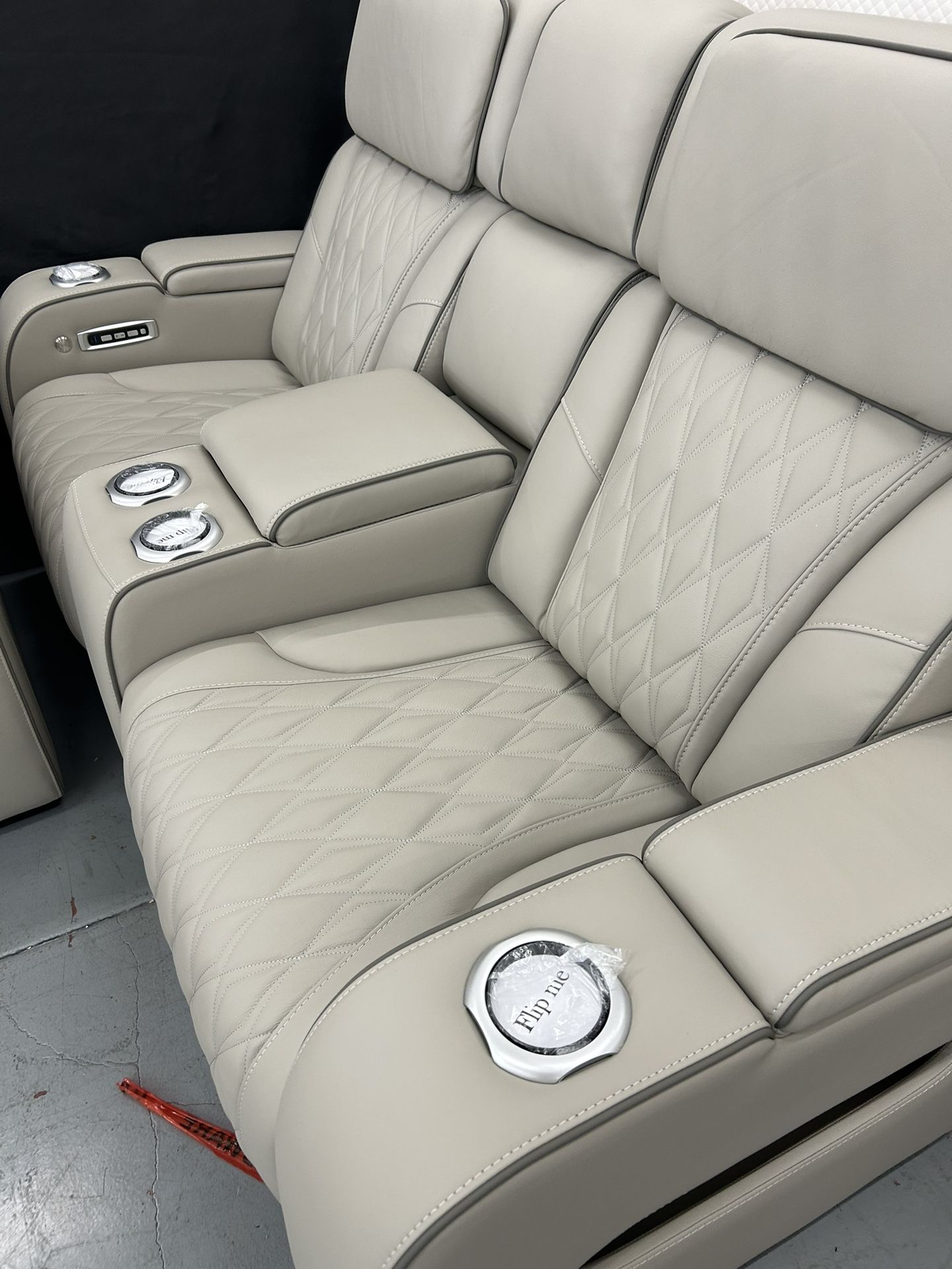 Stunning New Leather Power Reclining Sets In Stock, Same Day Delivery