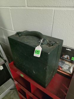 Small vintage heavy duty metal box, just $15 at my small thrift store