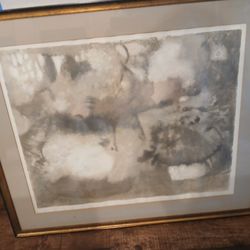 Signed And Numbered Lithograph Artist Hector Poleo 